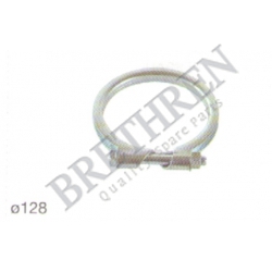 0004921240-RENAULT TRUCKS, MERCEDES-BENZ, IVECO, -PIPE CONNECTOR, EXHAUST SYSTEM
