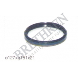 41042011-IVECO, -AXLE STUB SEAL RING, (SPRING BRACKET)