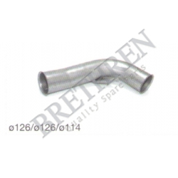 112329-SCANIA, -EXHAUST PIPE