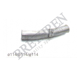 112649-SCANIA, -EXHAUST PIPE