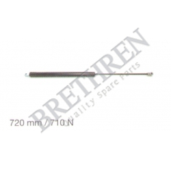 42332040-IVECO, -GAS SPRING, FRONT PANEL