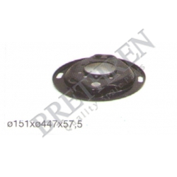 12618600A--COVER PLATE, DUST-COVER WHEEL BEARING