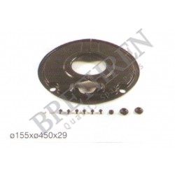 3005017700-SAF SAUER ACHSEN, -COVER PLATE, DUST-COVER WHEEL BEARING