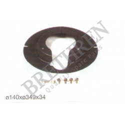 3005005700-SAF SAUER ACHSEN, -COVER PLATE, DUST-COVER WHEEL BEARING