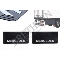 -MERCEDES-BENZ, -RUBBER EMBOSSED MUD FLAP